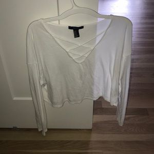 Long sleeve white shirt